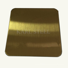 High Quality 304 Stainless Steel Hairline Sheet for Decoration Materials